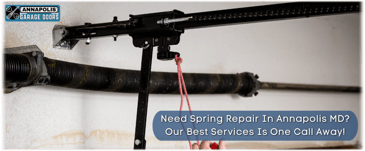 Broken Garage Door Spring Annapolis MD